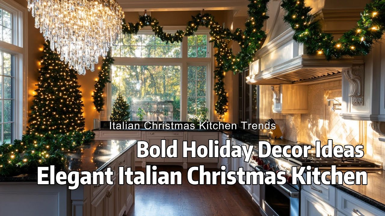 Elegant Italian Christmas Kitchen Trends: Bold Holiday Decor Ideas to Transform Your Space