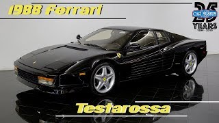 Hard to find black over testarossa for sale! showing 24,124 miles on
the odometer with just 324 driven since most recent 30k timing belt
service!...
