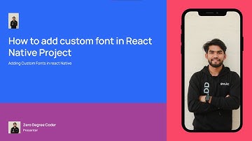 How to add customs fonts in React Native || Custom fonts in React Native: Easy Implementation Guide