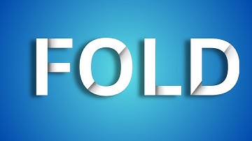 Folded Paper Text Effect in Canva