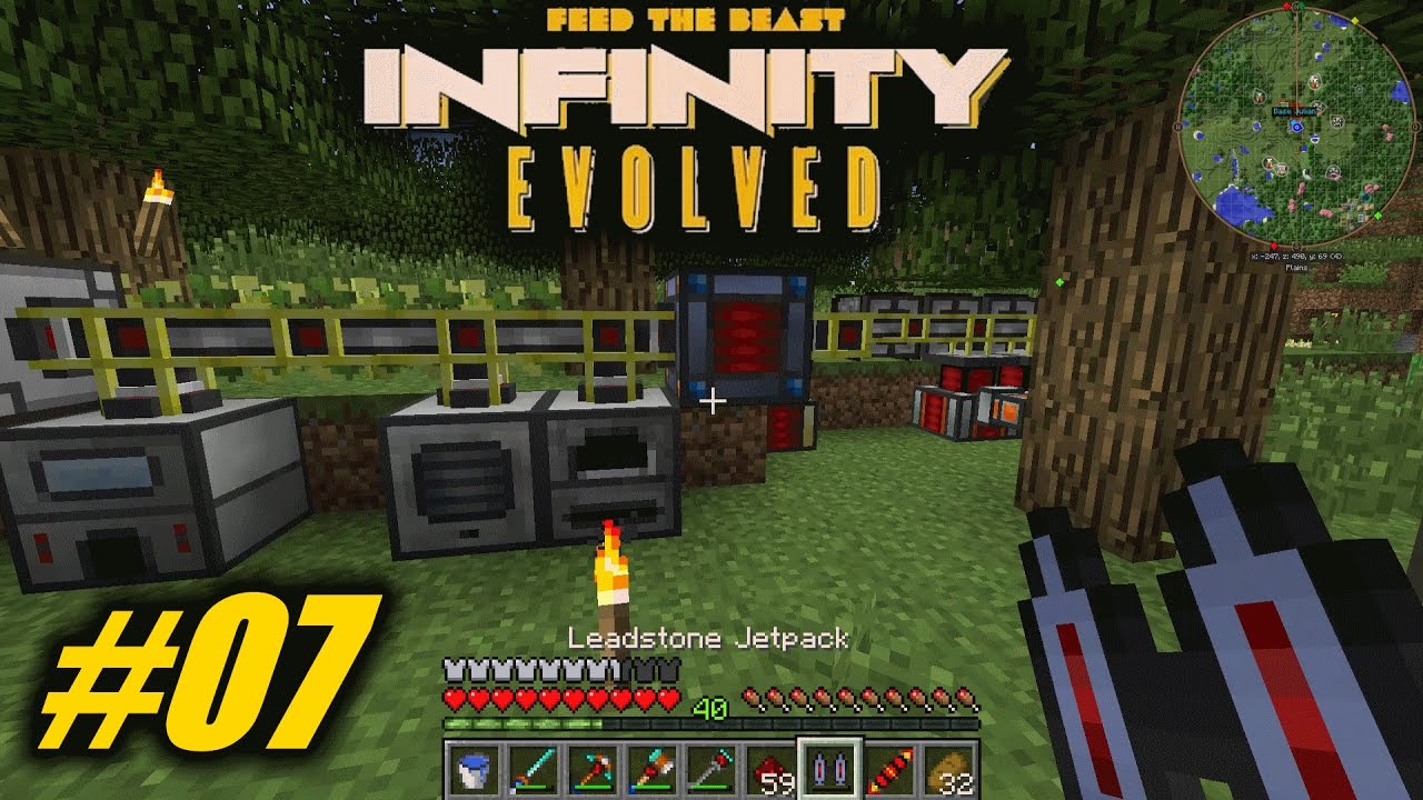 It‘zzz a Jetpack 🚀⚡ || FTB Infinity Evolved #07 - YouTube
