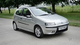 2003 FIAT PUNTO SPORTING 16V 6 SPEED VIDEO REVIEW