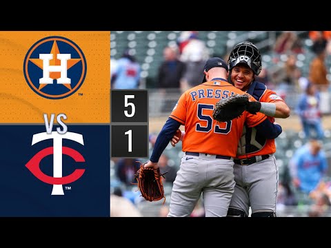 Resumen Astros de Houston vs Mellizos de Minnesota | MLB 09-04-2023
