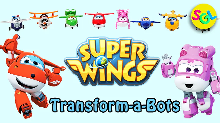 Super Wings Transform-a-Bots Planes: Super Wings Character Names Transforming Toys for Kids | SGL