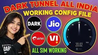JIO  AIRTEL UNLIMITED FREE INTERNET DATA WITHOUT RECHARGE | Dark Tunnel Config File #darktunnel #jio screenshot 5