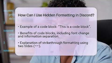 How Can I Use Hidden Formatting In Discord? - Be App Savvy