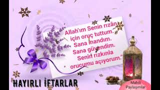Hayırlı Akşamlar Hayırlı İftarlar