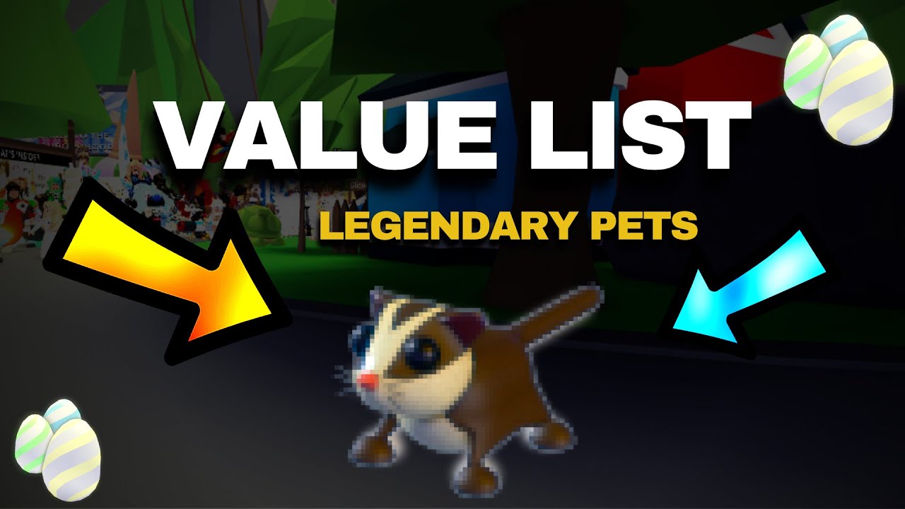 Legendary Pets VALUE List in Adopt Me (Urban Egg) 
