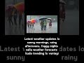 #SunnyMorning, #RainyAfternoon, #FoggyNight, #WeatherForecast, #IndiaWeather