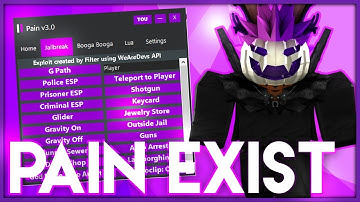 ✅ NEW ROBLOX EXPLOIT: PAIN EXIST V3 | 😱 ADMIN PANEL, JAILBREAK, BOOGA BOOGA, & MORE 😱