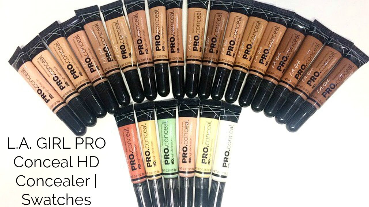 L GIRL Conceal HD Concealer SWATCHES YouTube