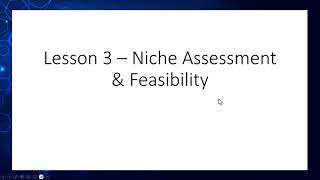 SAAS Mastery - Niche Assessment - M2L3