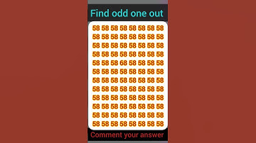 Find odd one out । IQ। test #trending #maths #puzzle