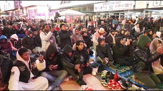 Start of Ramadan Thousands Muslims Pray in Times Square NYC 2024