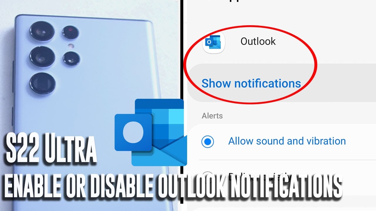 Samsung S22 Ultra How To Enable Or Disable Microsoft Outlook Samsung S22 Ultra How To Enable Or Disable Microsoft Outlook