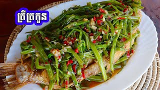របៀបធ្វើ ត្រីត្រកួន - fry fish recipe