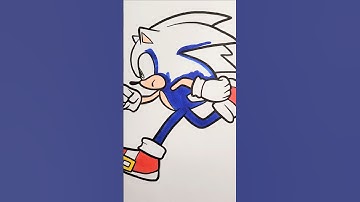 SONIC the HEDGEHOG Coloring Page #sonic #sonicthehedgehog  #coloring #kidsvideo #coloringpage