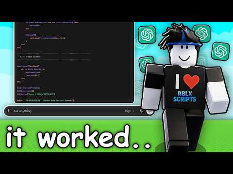 I Made AI Build Me a Roblox Script.. This Got Out of Hand!