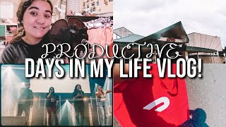 PRODUCTIVE DAYS IN MY LIFE VLOG! DoorDash, Instacart, Movies & Shopping Haul | Hannah Rebekah