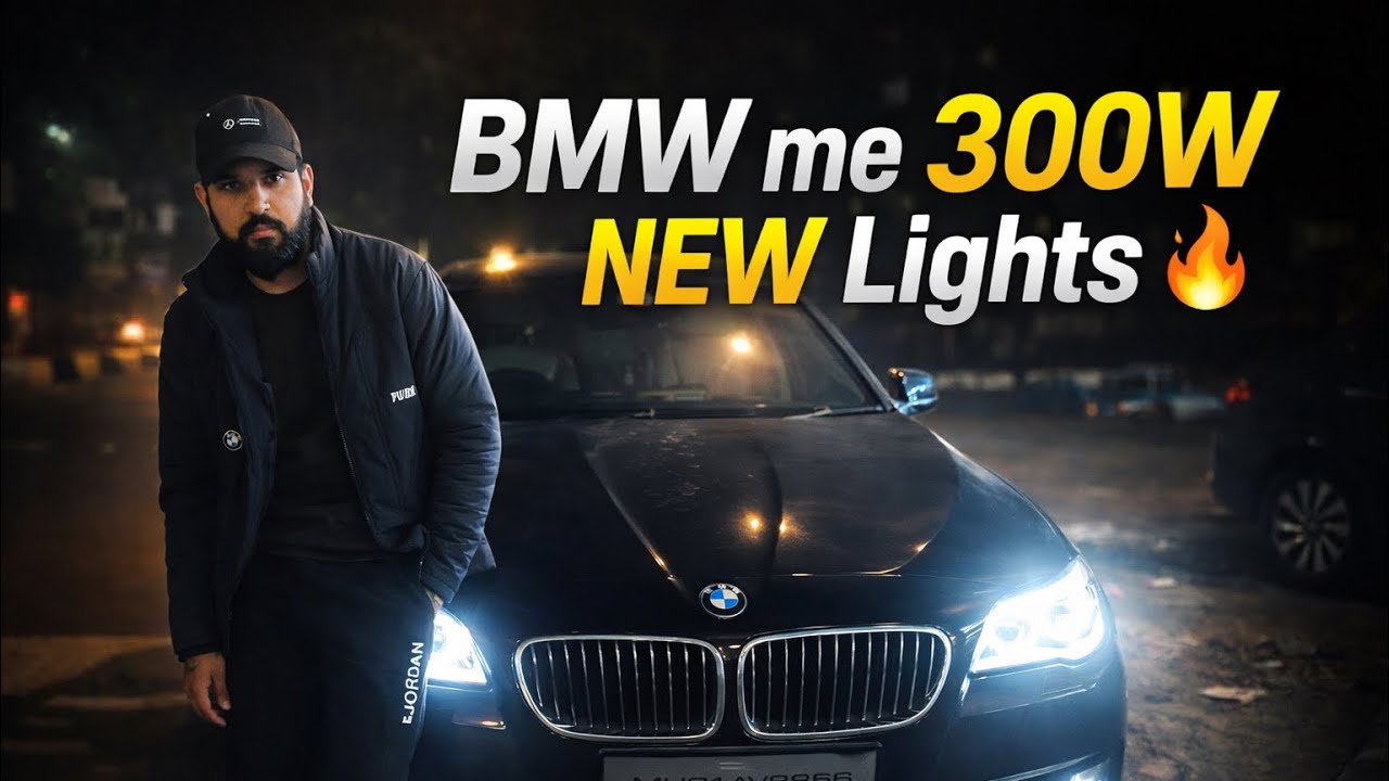 BMW new lights installed 😍