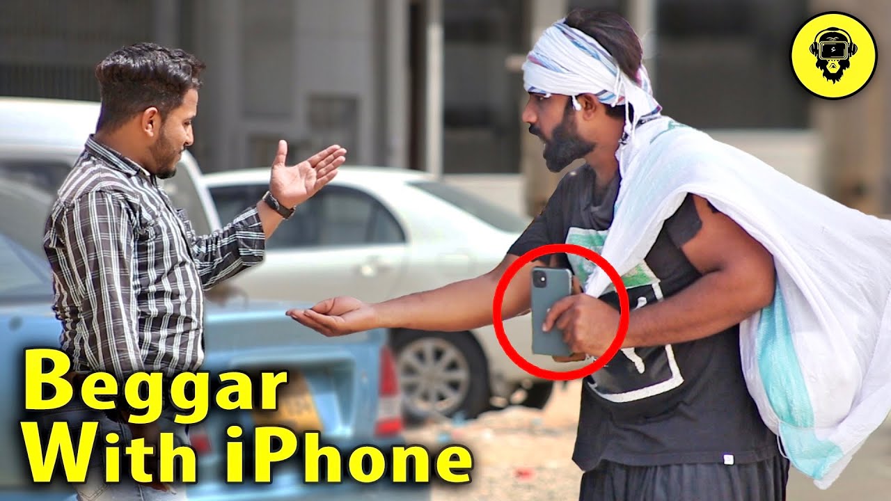 Beggar With iPhone 12 | Dumb Pranks - YouTube