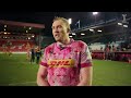 Kieran Treadwell reacts to Harlequins performance at Welford Road against Leicester in the Cup