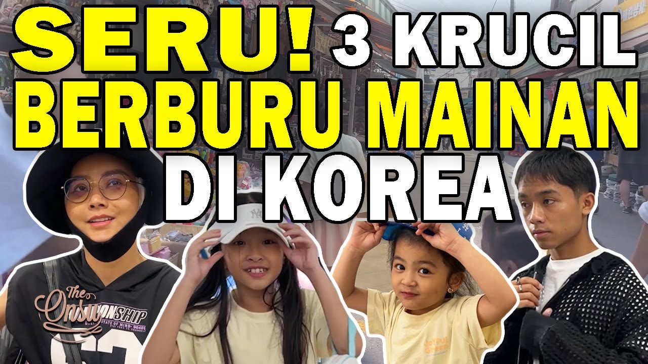 THALIA & THANIA KELILING CARI MAINAN, BETRAND COBAIN STREET FOOD KOREA⁉️ | THE ONSU FAMILY