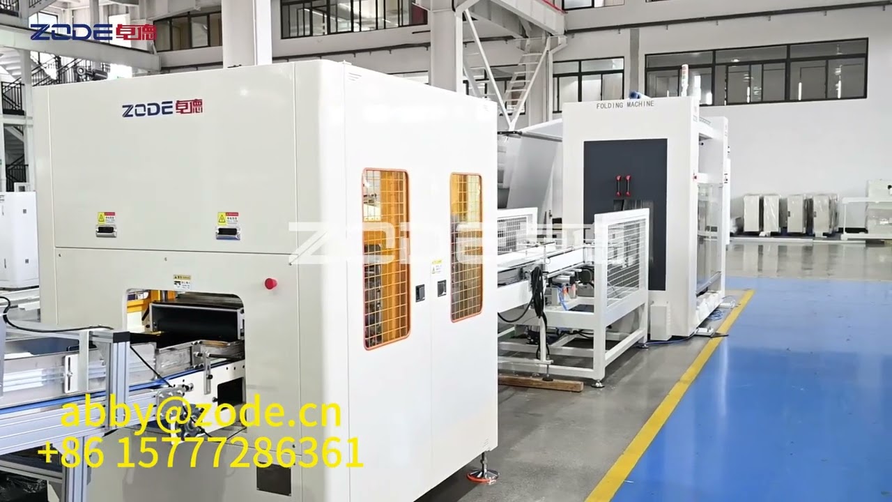 Automatic Bottom Pulling Facial Tissue Production Line （Running in Client Factory）