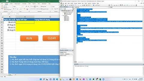 [VBA Excel Ứng Dụng] Buổi 4 - Vòng lặp for - WorksheetFunction - If statement