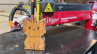 Scroll Saw Project | Cat Pencil Holder by Wendell Woodworks 1,188 views 1 year ago 1 minute, 42 seconds