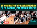 CP Radhakrishnan Nomination LIVE: PM Modi Proposes NDA Candidate for Vice President Election