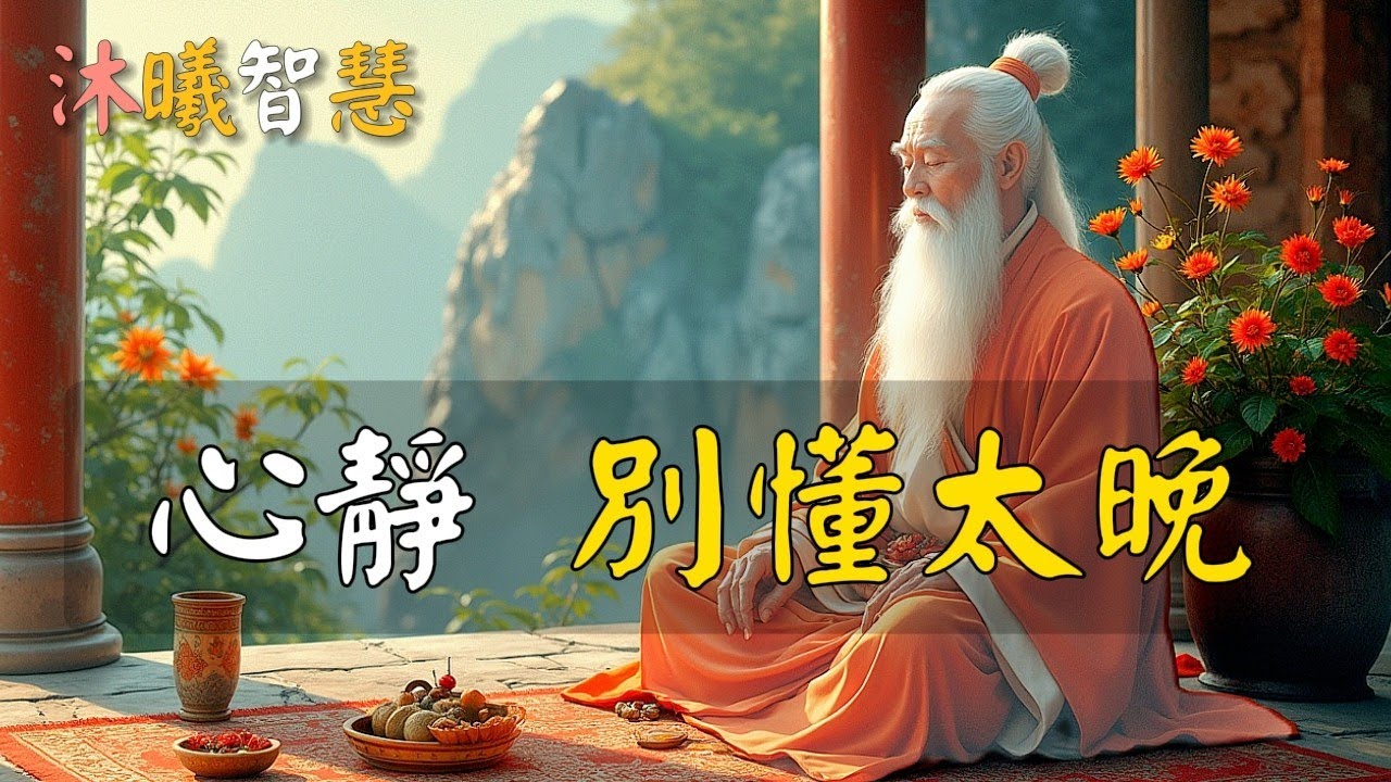 心越靜，活得越好，人生最美的修行是 靜心 ！1205-沐曦-靜氣.mp4 #沐曦智慧