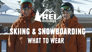 What to Wear Skiing and Snowboarding || REI