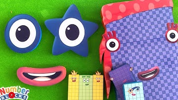 Looking for Numberblocks BIG FACE 5 600 Puzzle Tetris Shape | ASMR chirping of birds