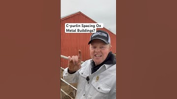 C-Purlin Spacing For Metal Building? #welding #rigwelder #stickwelding #metalbuildings #farm