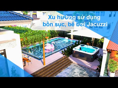 Bể bơi jacuzzi: xu hướng thay thế bể bơi truyền thống #jacuzzi