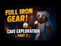 I COVERED MYSELF WITH IRON ARMOR....MINECRAFT PART #2