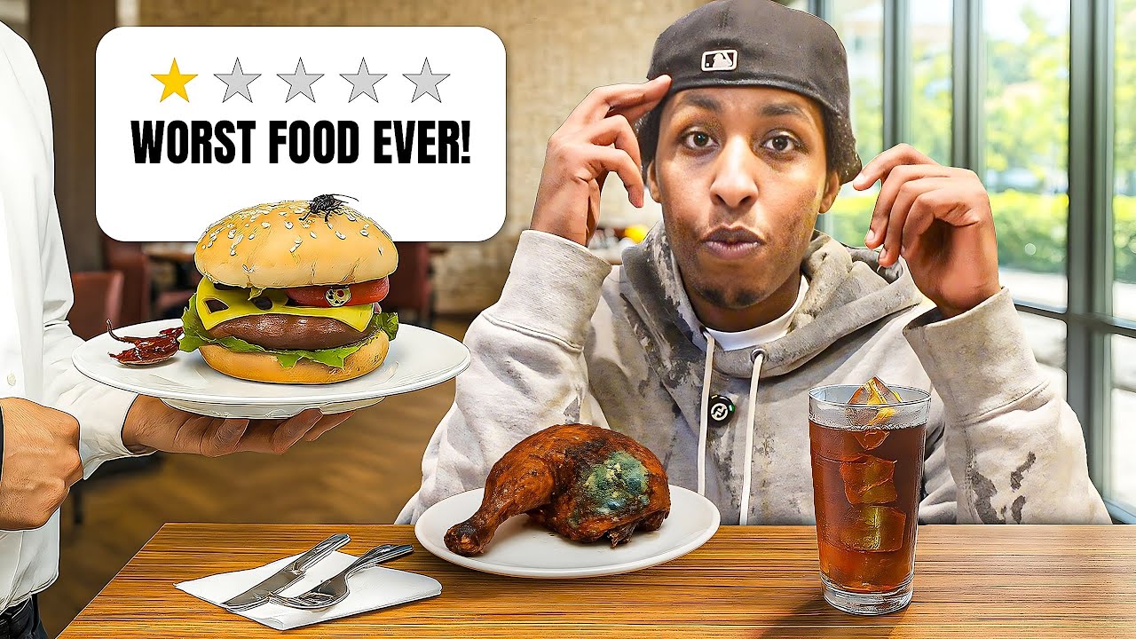 Я протестировал рестораны с самым низким рейтингом...