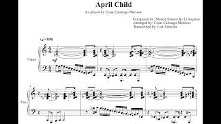 April Child - Cesar Camargo Mariano (Piano Transcription)