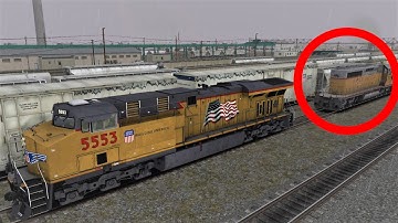 What Happens When You Couple to the Back of a Moving AI Train in Train Simulator?