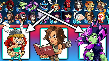 CROSSING OVER the CROSSOVER SKINS in Brawlhalla  • 1v1 Gameplay