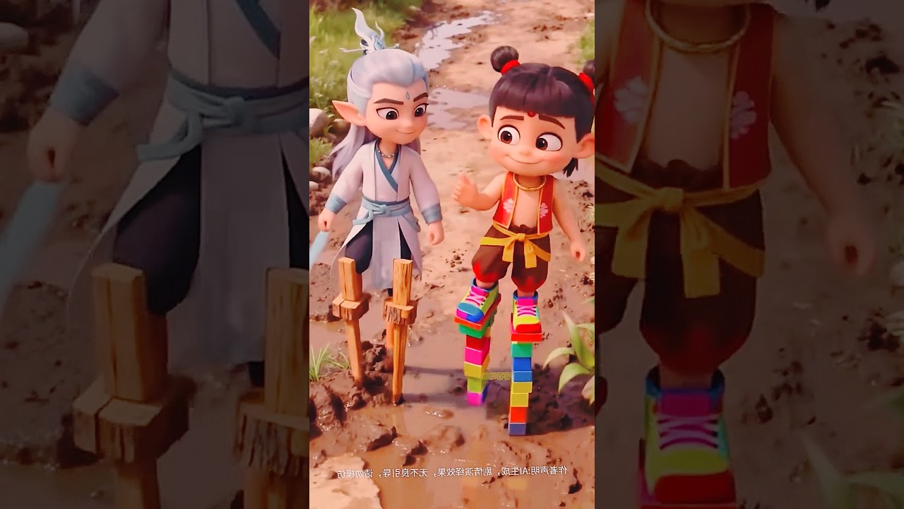 How Did His Shoes Make Him Taller?! 😱🪵 DIY Wooden Shoe Hack! 