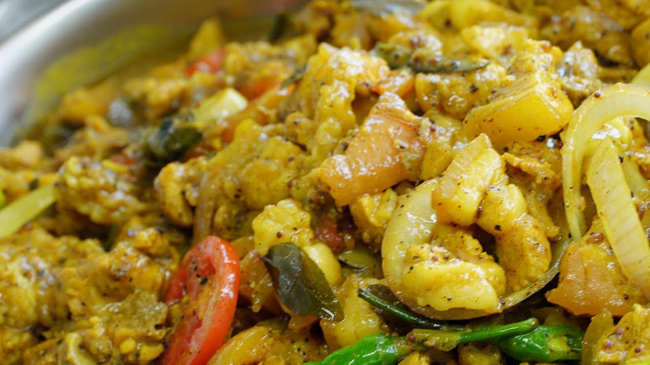 pork stew chops sri lankan food kussiya YouTube