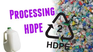 Processing HDPE Into Blanks