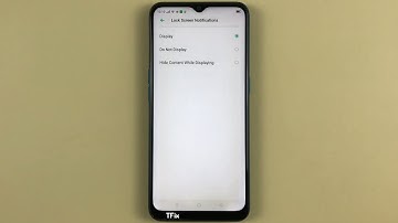 How to hide the message notification content on the lock screen on OPPO A31 Android 9