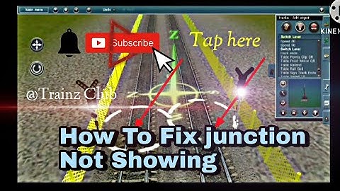 How to Fix Junction Not Showing Problem in Trainz Simulator ll Trainz Club ll