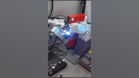 Waam 3D-welding with ABB robot and positioner. #weldingautomation #abbrobotics #weldingpositioner