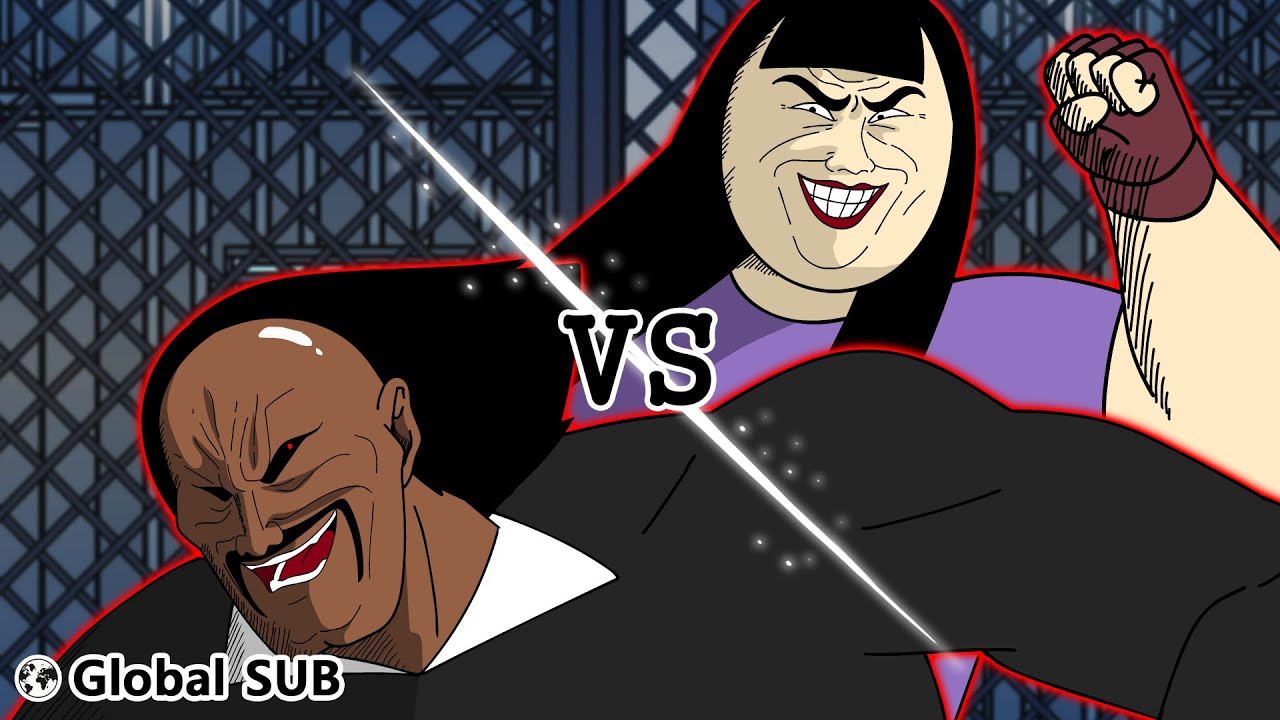 [파이트 짤툰] 상여자 VS 여고생