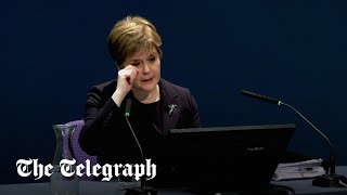 Nicola Sturgeon cries giving evidence at Covid Inquiry