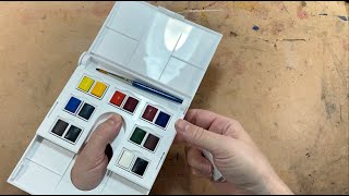 Winsor & Newton Cotman Watercolor Field Set: How to set it up (Watercolor Crash Course, Part 1.5)